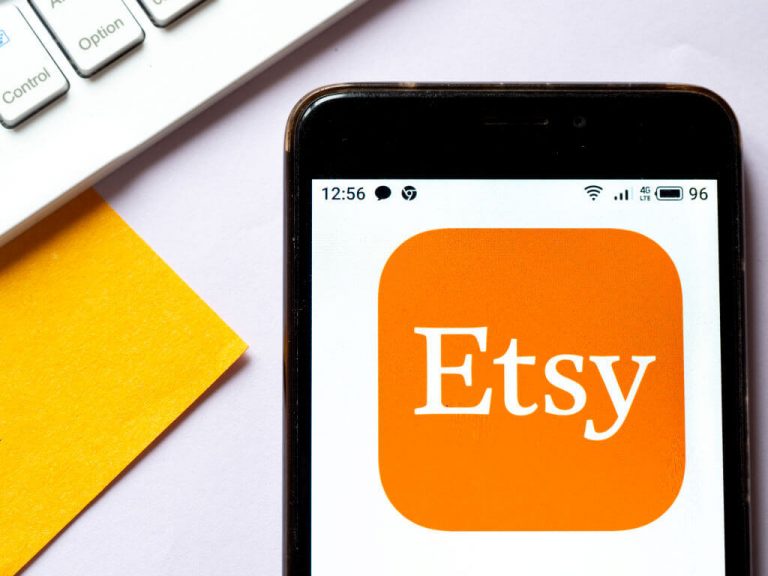 Logo platformy Etsy